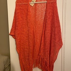 Beautiful coral shawl